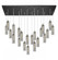 Crown Point - 21 Light - 71 inch - Polished Nickel - Multi Pendant (3442|172BK-B-21P-PN-G434-12SM)