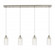Crown Point - 4 Light - 49 inch - Brushed Satin Nickel - Linear Pendant (3442|124B-4P-SN-G434-7DE)