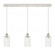 Crown Point - 3 Light - 37 inch - Polished Nickel - Linear Pendant (3442|123B-3P-PN-G434-7CL)
