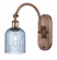 Bridal Veil - 1 Light - 5 inch - Antique Copper - Adjustable Swing Arm (3442|518-1W-AC-G559-5BL)