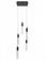 The Original Glacier Collection 5 Light Multi Pendant in Polished Chrome with Bubbled Crystal (4450|HF1900-5-GL-BB)