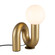 Sadie 6-in Brushed Gold Socket Table Lamp (7713|TL420107BG)