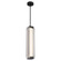 Alai 24-in Urban Bronze/Ribbed Glass LED Pendant (7713|PD374624UBCR-UNV)