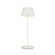 Dario 5-in White Damp-Rated Dimmable LED Table Lamp (461|TL65614-WH)