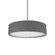 Dalton 16-in Gray Dimmable LED Pendant (461|PD7916-GY-5CCT)