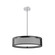 Dalton 16-in Black Organza LED Pendant (461|PD7916-BOR-5CCT)