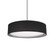 Dalton 16-in Black Dimmable LED Pendant (461|PD7916-BK-5CCT)