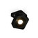 Solo 5-in Black LED Flush Mount (461|FM9304-BK-UNV)
