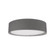 Dalton 20-in Gray Dimmable LED Flush Mount (461|FM7920-GY-5CCT)