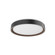 Essex 16-in Black/Walnut LED Flush Mount (461|FM43916-BK/WT-5CCT)