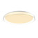 Hampton 21-in Clear Dimmable LED Flush Mount (461|FM43121-CL-5CCT)
