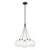 Bolla 16-in Black LED Chandelier (461|CH3117-BK)