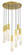 Drifting Droplets 7 Light LED Pendant (77|P1287-859-L)
