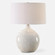 Uttermost Dribble White Glaze Table Lamp (85|30411)