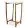 Uttermost Affinity White Marble Accent Table (85|24995)