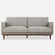Uttermost Freefall Gray Ceruse Sofa (85|23845)