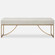 Uttermost Swale Ivory Leather Bench (85|23843)