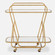 Uttermost Swain Brass Serving Cart (85|22907)