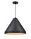 R Series 1-Light Cord Hung Cone Satin Black (670|RCC17-SB)