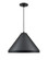 R Series 1-Light Cord Hung Cone Satin Black (670|RCC13-SB)