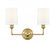 Leena 2-Light Vanity Vintage Brass (670|99802-VB)