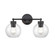 Jonatan 2-Light Vanity Matte Black (670|99102-MB)