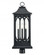 Mallorey 3-Light Outdoor Post Lantern Powder Coated Black (670|88105-PBK)