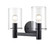 Apolla 2-Light Vanity Matte Black (670|55102-MB)