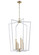 Lizabeth 6-Light Pendant Light Matte White/Modern Gold (670|4526-MW/MG)
