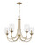 Waddingham 5-Light Chandelier Ceiling Light Vintage Brass (670|22405-VB)