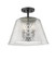 Saben 3-Light Semi-Flush Ceiling Mount Matte Black (670|22100-MB)