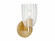 1-Light Wall Sconce in Natural Brass (8483|M90120NB)