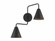 2-Light Adjustable Wall Sconce in Matte Black (8483|M90111MBK)