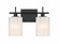 2-Light Bathroom Vanity Light in Matte Black (8483|M80083MBK)