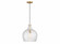 1-Light Pendant in Natural Brass (8483|M7053NB)