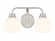 2-Light Bathroom Vanity Light in Brushed Nickel (8483|M80080BN)