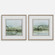 Uttermost Soft Sage Abstract Landscape Prints Set/2 (85|32356)