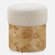 Uttermost Swirls Poplar Ivory Ottoman (85|23855)