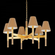 LINDENWOOD Chandelier (57|3434-AGB)