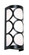 Lake 13'' LED Sconce, 17W, 120-277V, BK (1|LAKS0513LAJUDBK)