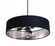 Celine Pendant 24'' Medium Base BK - BKSL shade (1|CLNP24MBBK-BKSL)