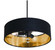 Celine Pendant 18'' Medium Base BK - BKGD shade (1|CLNP18MBBK-BKGD)