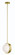 Verona 13'' LED Pendant,120-277V,5 CCT,LB (1|VRNP13LAJUDLB)