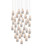 Posh 36-Light Round Multi-Drop Pendant (92|9000-1276)