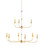 Nottaway Two-Tier Gold Chandelier (92|9000-1254)