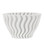Ripple White Vase (92|1200-0933)