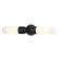 Thalia 24.75 in. Matte Black Bath Bar Vanity Light White Glass Shade (51|W0481)
