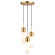 Thalia 10-in. 3 Light Pendant Antique Gold (51|P0422)