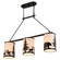 Acadia 3 Light Linear Chandelier Bronze (51|H0302)