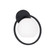1-Light Circle Sconce in Matte Black with Soft White Glass (42|657411MB-559)